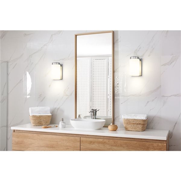 Z-Lite Burk Chrome 1 Light Wall Sconce