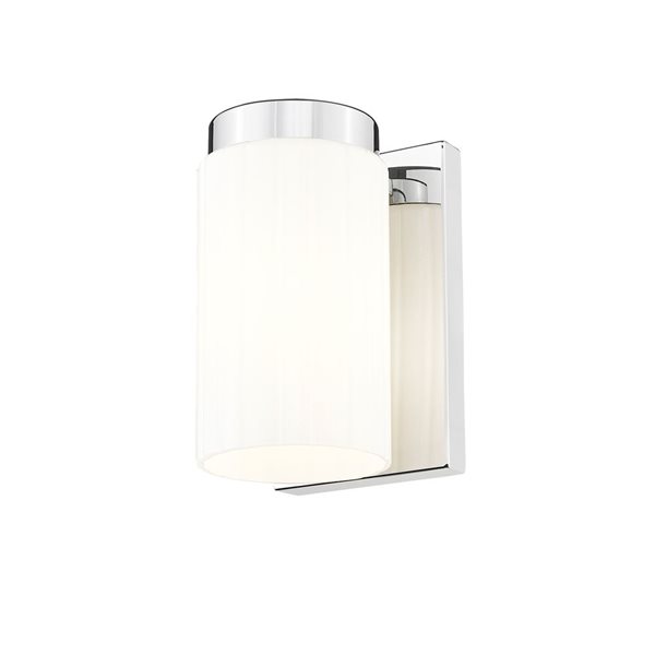 Z-Lite Burk Chrome 1 Light Wall Sconce