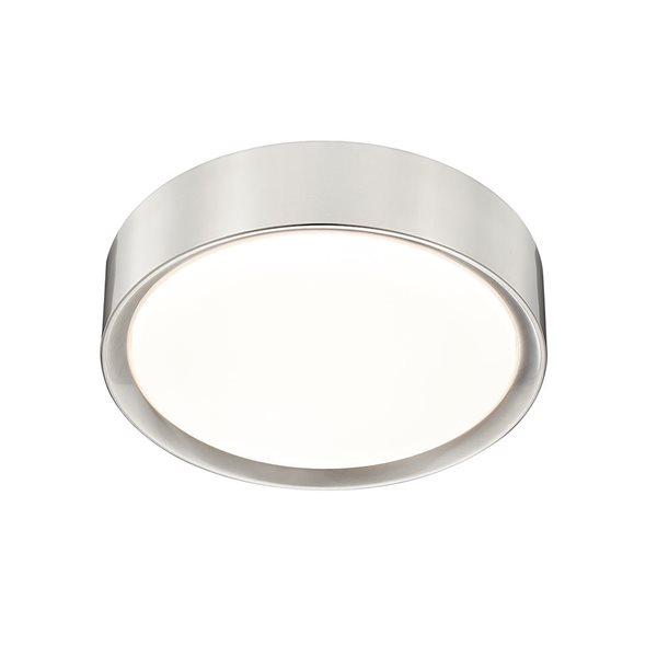 Z-Lite Kawan Brushed Nickel 1 Light Flush Mount