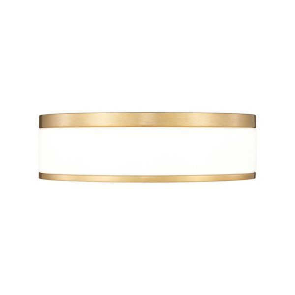 Z-Lite Ballord Modern Gold 1 Light Flush Mount