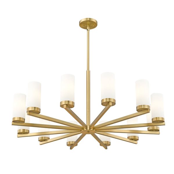 Z-Lite Danica Modern Gold 12 Light Chandelier