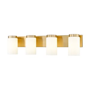 Z-Lite Burk Luxe Gold 4 Light Vanity