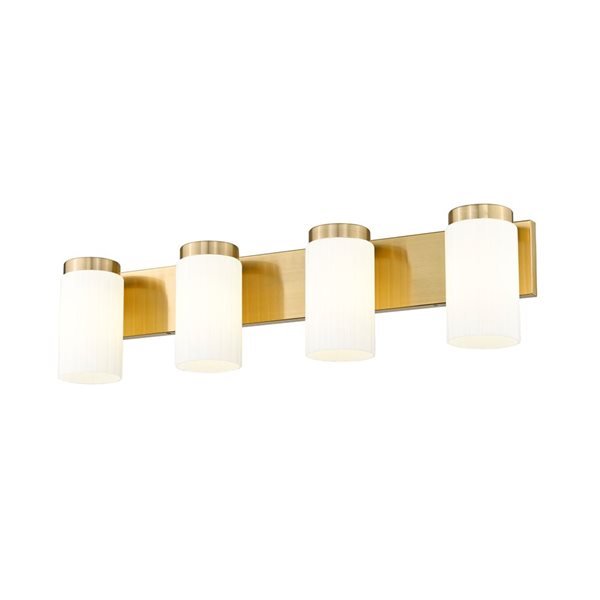 Z-Lite Burk Luxe Gold 4 Light Vanity