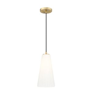 Z-Lite Farrell Modern Gold 1 Light Pendant