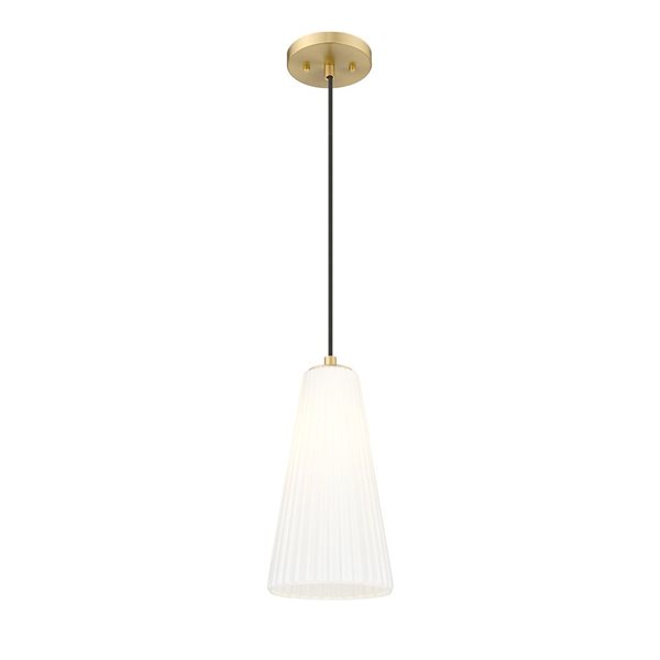 Z-Lite Farrell Modern Gold 1 Light Pendant