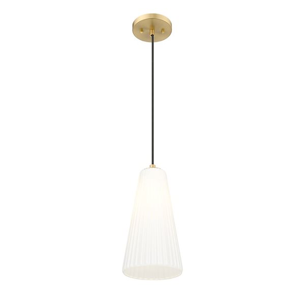 Z-Lite Farrell Modern Gold 1 Light Pendant