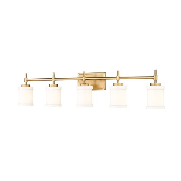 Z-Lite Cadoc Modern Gold 5 Light Vanity