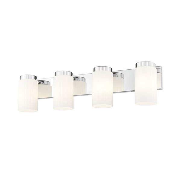 Z-Lite Burk Chrome 4 Light Vanity