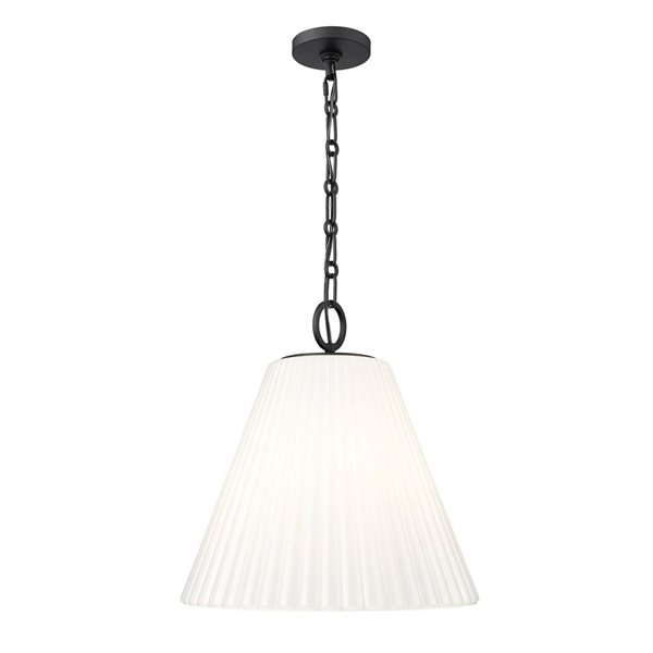 Z-Lite Alaric Matte Black 3 Light Pendant