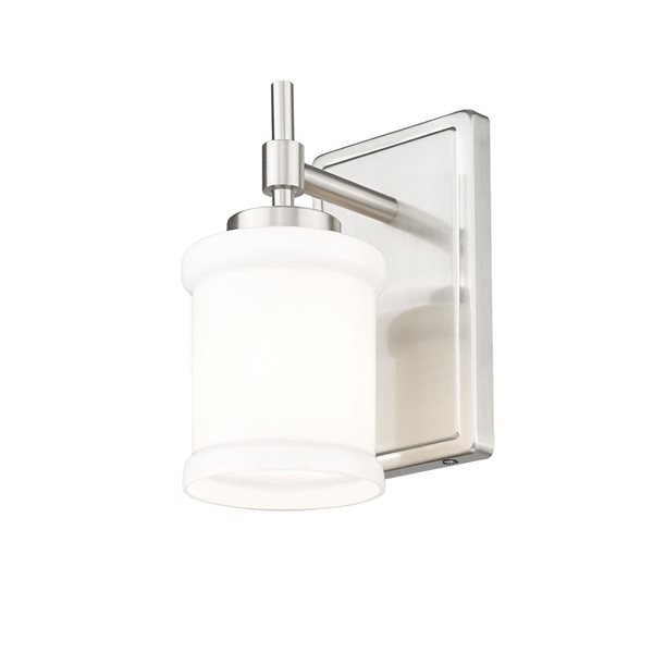 Z-Lite Cadoc Brushed Nickel 1 Light Wall Sconce