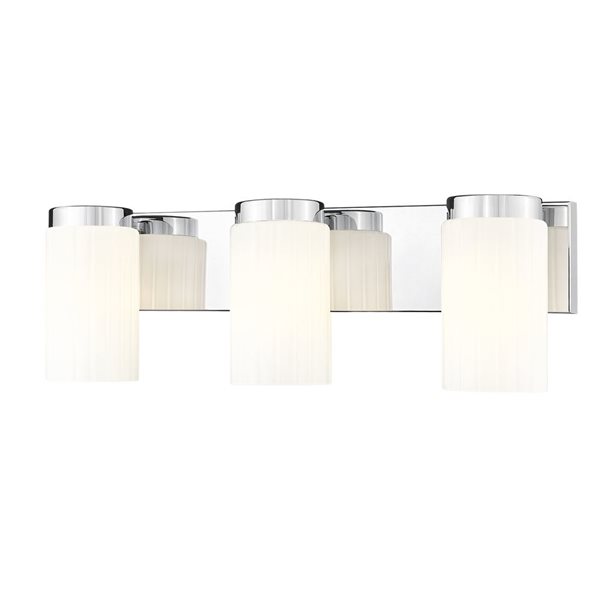 Z-Lite Burk Chrome 3 Light Vanity