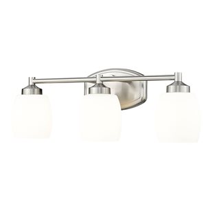 Z-Lite Kendrick Brushed Nickel 3 Light Vanity