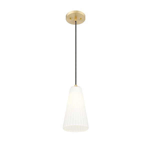 Z-Lite Farrell Modern Gold 1 Light Pendant