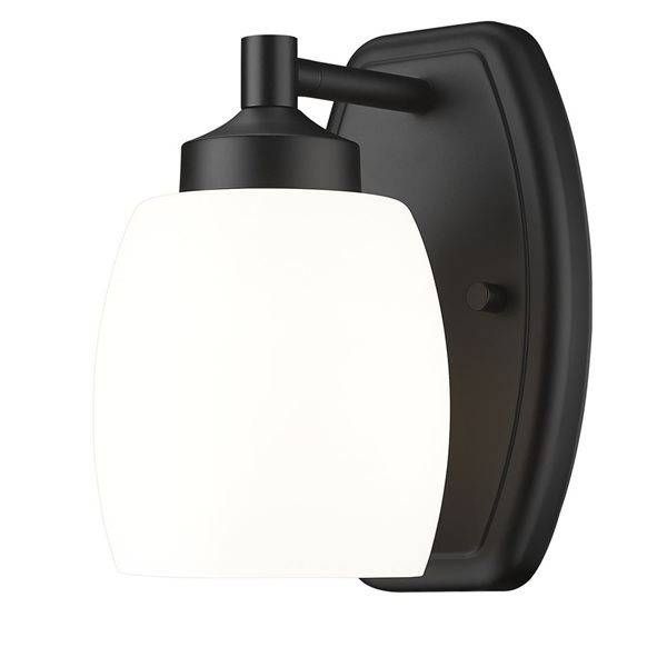 Z-Lite Kendrick Matte Black 1 Light Wall Sconce