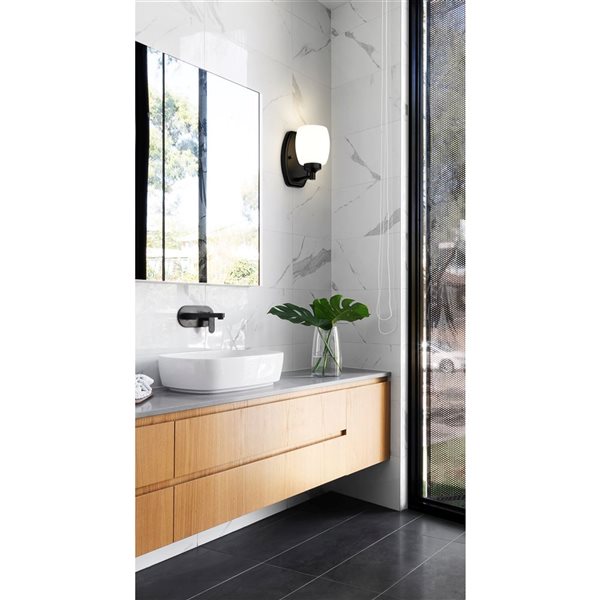 Z-Lite Kendrick Matte Black 1 Light Wall Sconce