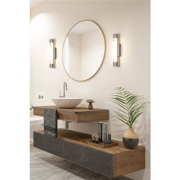 Z-Lite Chase Brushed Nickel 1 Light Vanity