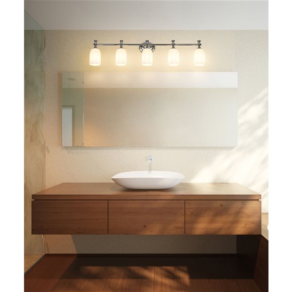 Z-Lite Orion Chrome 5 Light Vanity