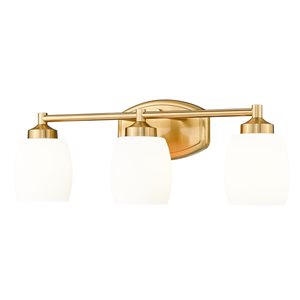 Z-Lite Kendrick Luxe Gold 3 Light Vanity