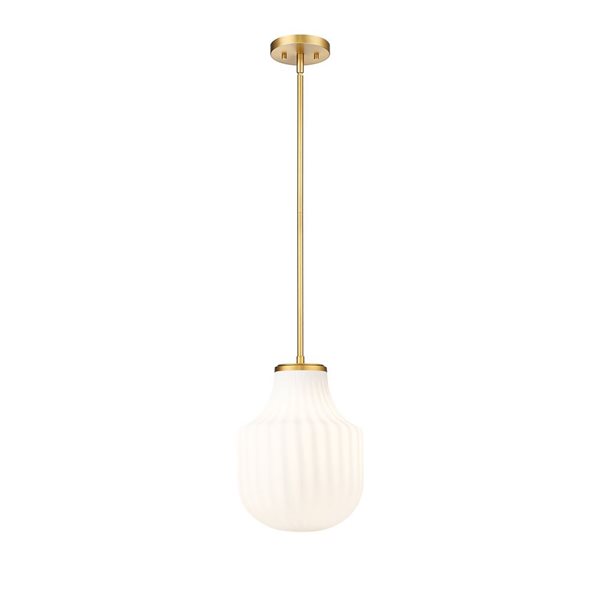 Z-Lite Newbury Modern Gold 1 Light Pendant