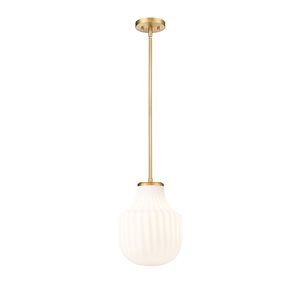 Z-Lite Newbury Modern Gold 1 Light Pendant