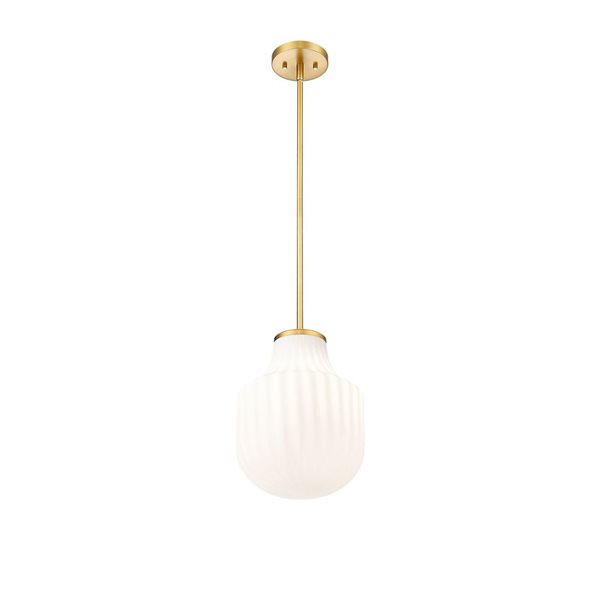 Z-Lite Newbury Modern Gold 1 Light Pendant