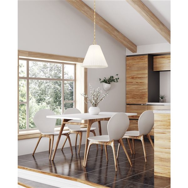 Z-Lite Alaric Modern Gold 3 Light Pendant