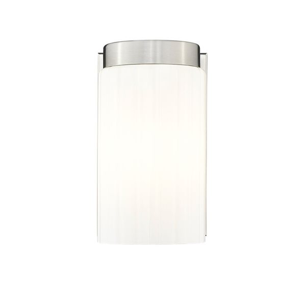 Z-Lite Burk Brushed Nickel 1 Light Wall Sconce