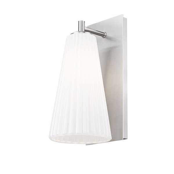 Z-Lite Farrell Brushed Nickel 1 Light Wall Sconce