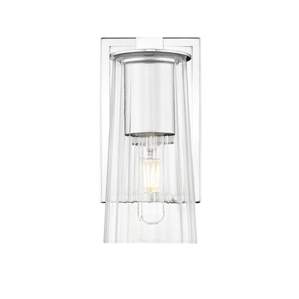 Z-Lite Titus Chrome 1 Light Wall Sconce