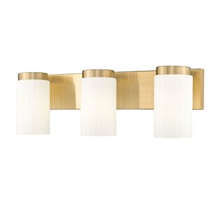 Z-Lite Burk Luxe Gold 3 Light Vanity