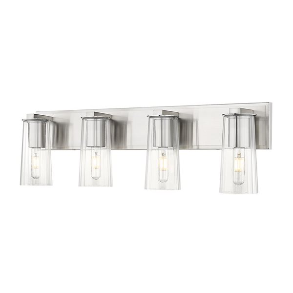 Z-Lite Titus Brushed Nickel 4 Light Vanity