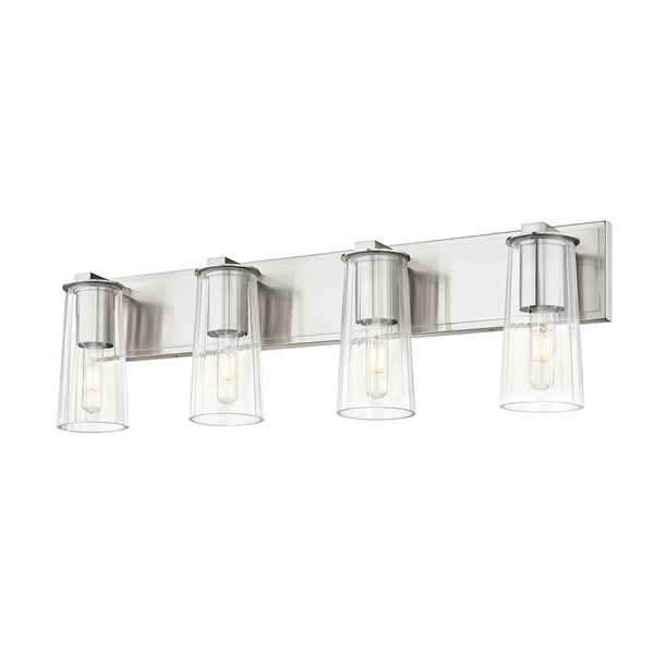 Z-Lite Titus Brushed Nickel 4 Light Vanity