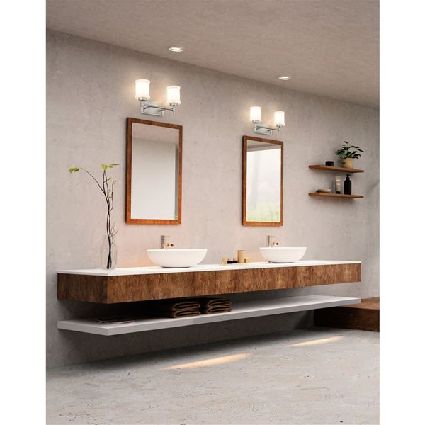 Z-Lite Cadoc Brushed Nickel 2 Light Vanity