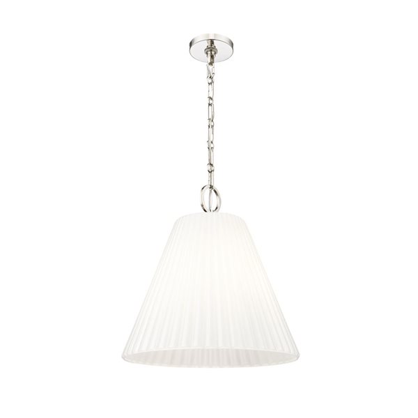 Z-Lite Alaric Polished Nickel 3 Light Pendant