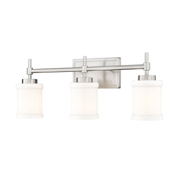 Z-Lite Cadoc Brushed Nickel 3 Light Vanity