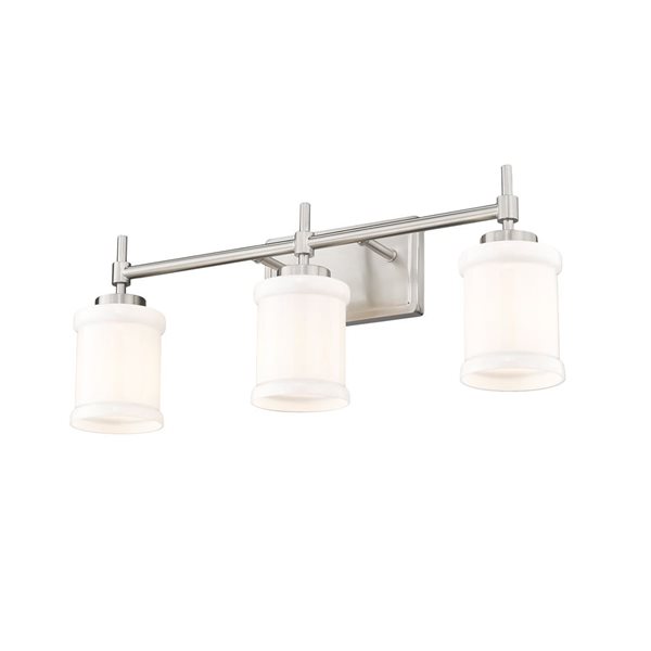 Z-Lite Cadoc Brushed Nickel 3 Light Vanity