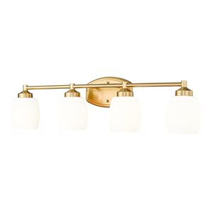 Z-Lite Kendrick Luxe Gold 4 Light Vanity