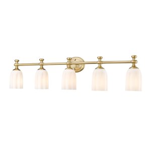 Z-Lite Orion Modern Gold 5 Light Vanity