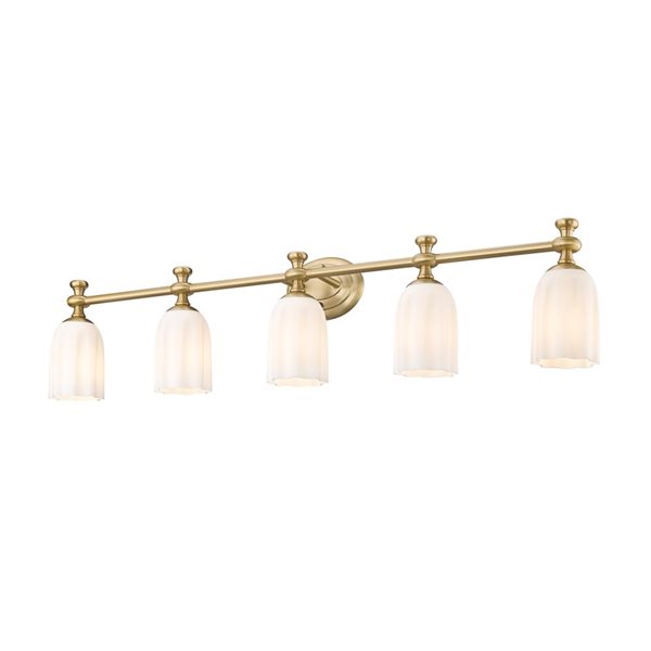 Z-Lite Orion Modern Gold 5 Light Vanity