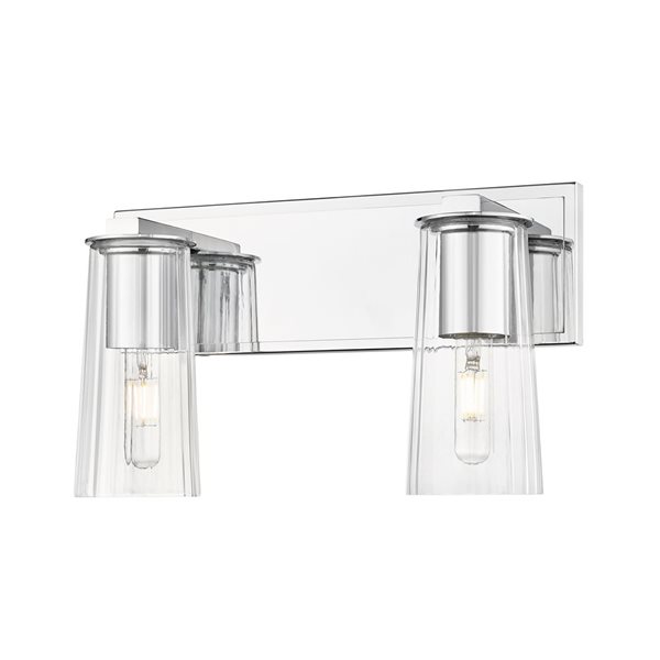 Z-Lite Titus Chrome 2 Light Vanity