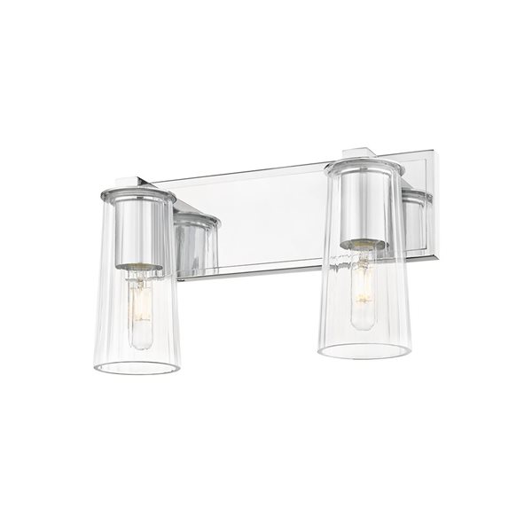 Z-Lite Titus Chrome 2 Light Vanity