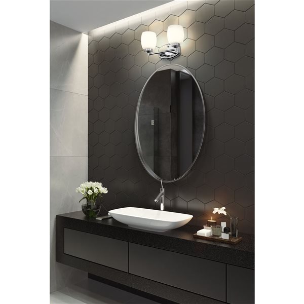 Z-Lite Kendrick Chrome 2 Light Vanity