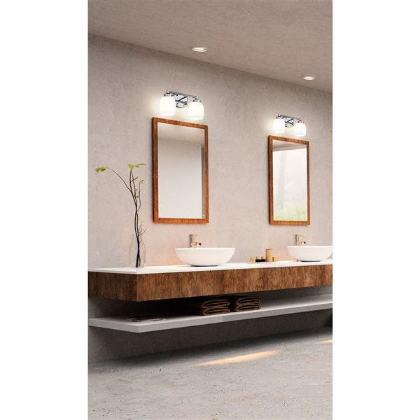 Z-Lite Kendrick Chrome 2 Light Vanity