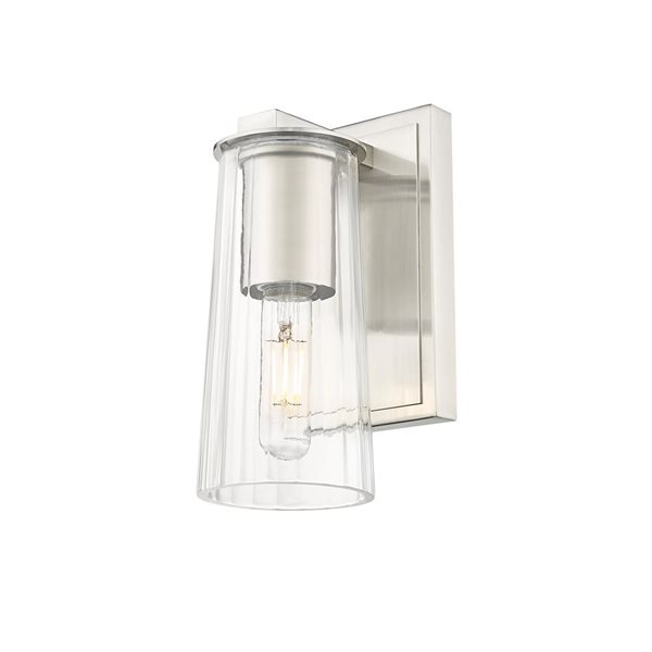 Z-Lite Titus Brushed Nickel 1 Light Wall Sconce