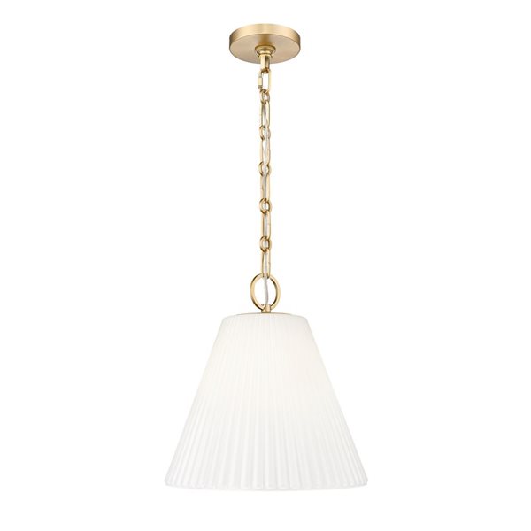 Z-Lite Alaric Modern Gold 1 Light Pendant