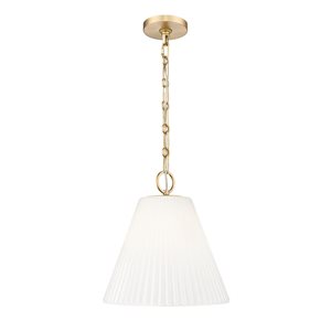 Z-Lite Alaric Modern Gold 1 Light Pendant