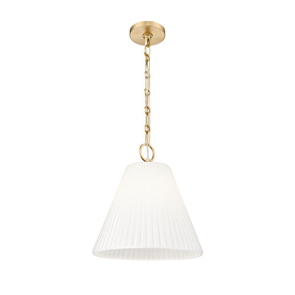 Z-Lite Alaric Modern Gold 1 Light Pendant