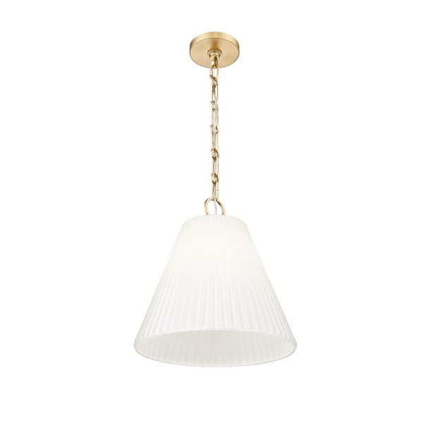 Z-Lite Alaric Modern Gold 1 Light Pendant