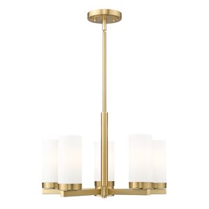 Z-Lite Danica Modern Gold 5 Light Chandelier