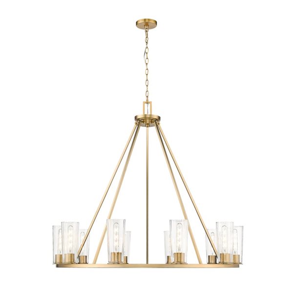 Z-Lite Titus Modern Gold 10 Light Chandelier